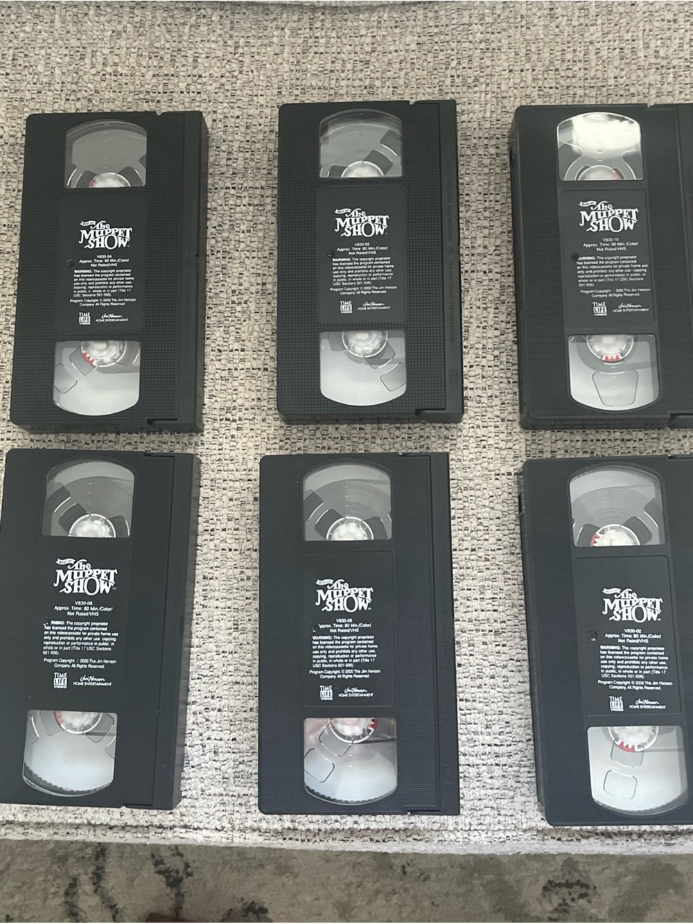 Best of Muppets Show VHS Lot of 6 Time Life 2000 Collection Set - Picture 9 of 10